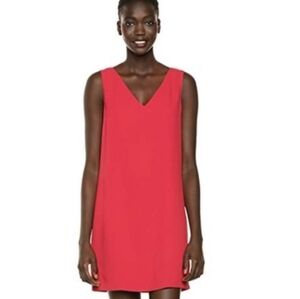 Theory V Neck Shift Dress